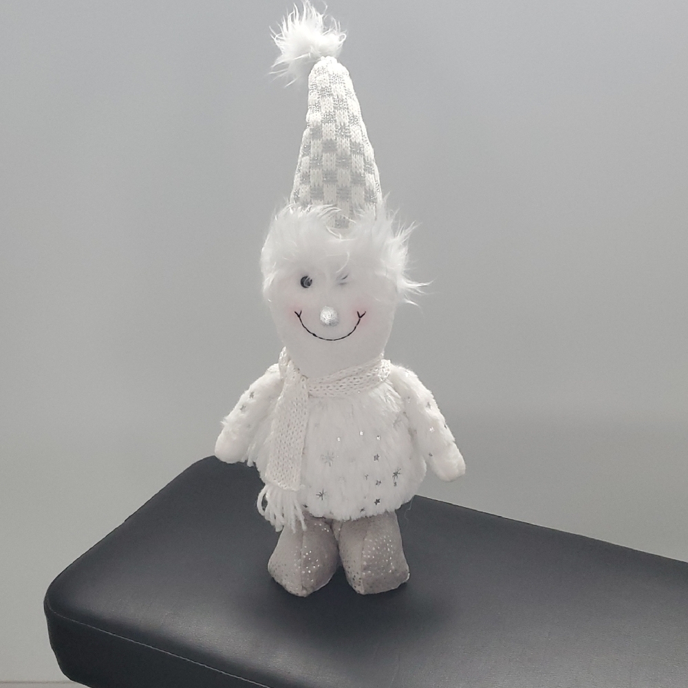White Plush Snowman.